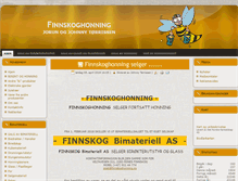 Tablet Screenshot of finnskoghonning.no
